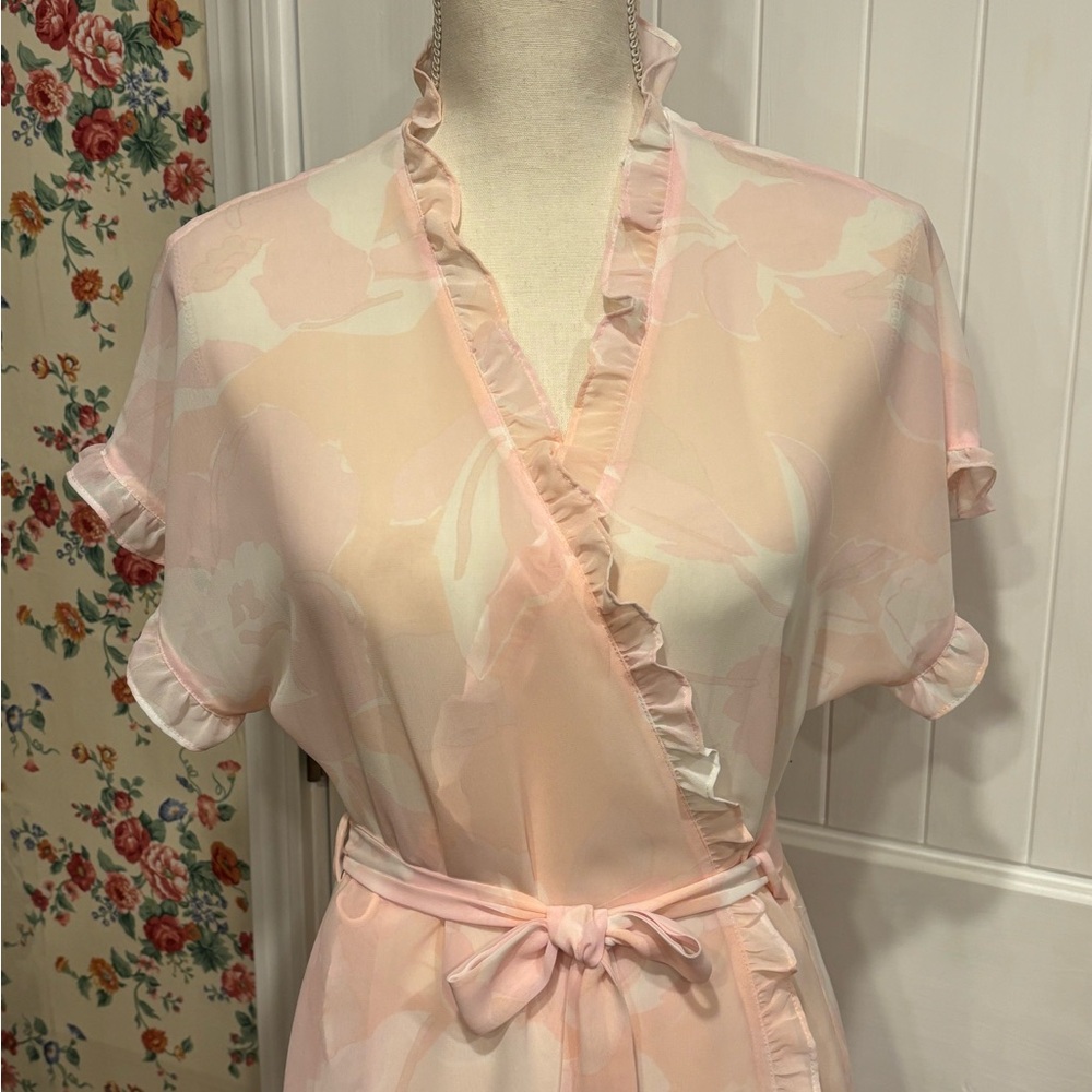 Sheer Chiffon Wrap Robe Gilligan & O’Malley S/M